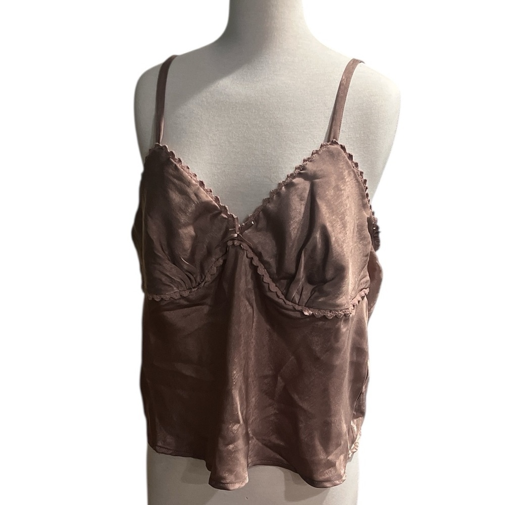 No Boundaries Brown Camisole Top